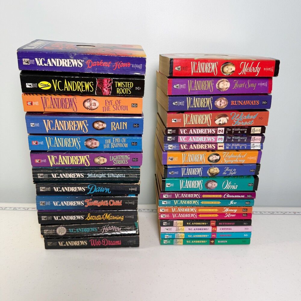 VC ANDREWS Gothic Dark Romance Mystery Books Big Lot 30 Keyhole Logan Hudson